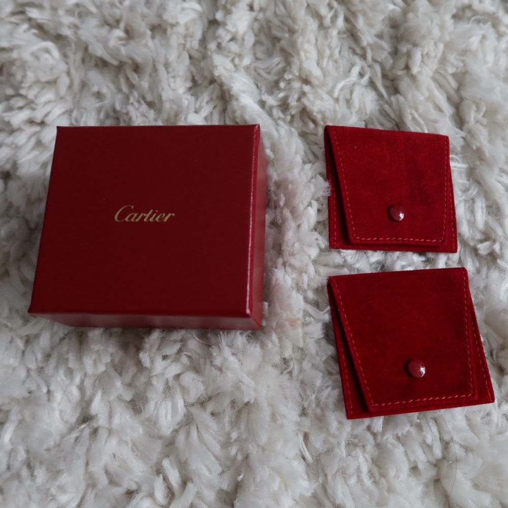 Cartier Classic Yellow Gold Hoop Earrings - Picture 3 of 5